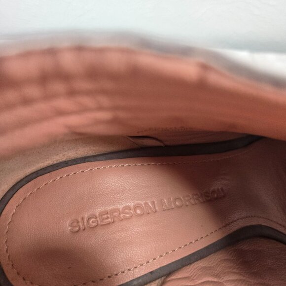 Peep Toe High Heel Boots Suede Gray Quilted Buckle Moto Dress Ankle Booties Sz 7 - Picture 11 of 12